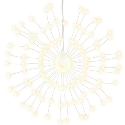 Christmas Starburst Lights 140 Leds 8 Pcs Warm White 17 Cm