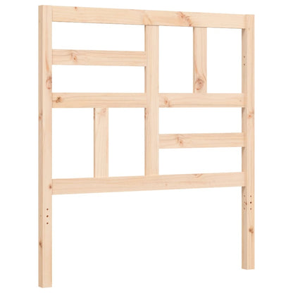 Bed Frame With Headboard Single Solid Wood