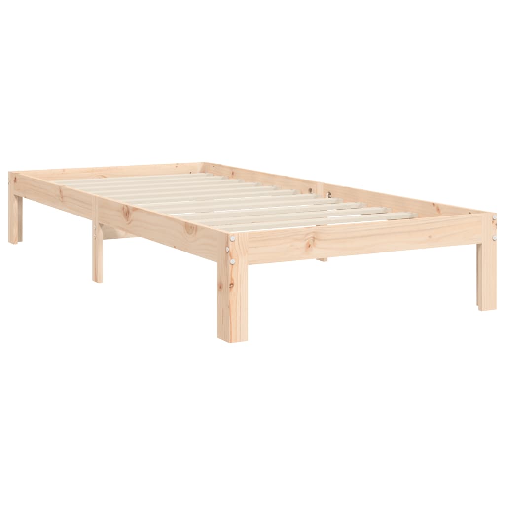 Bed Frame With Headboard Single Solid Wood