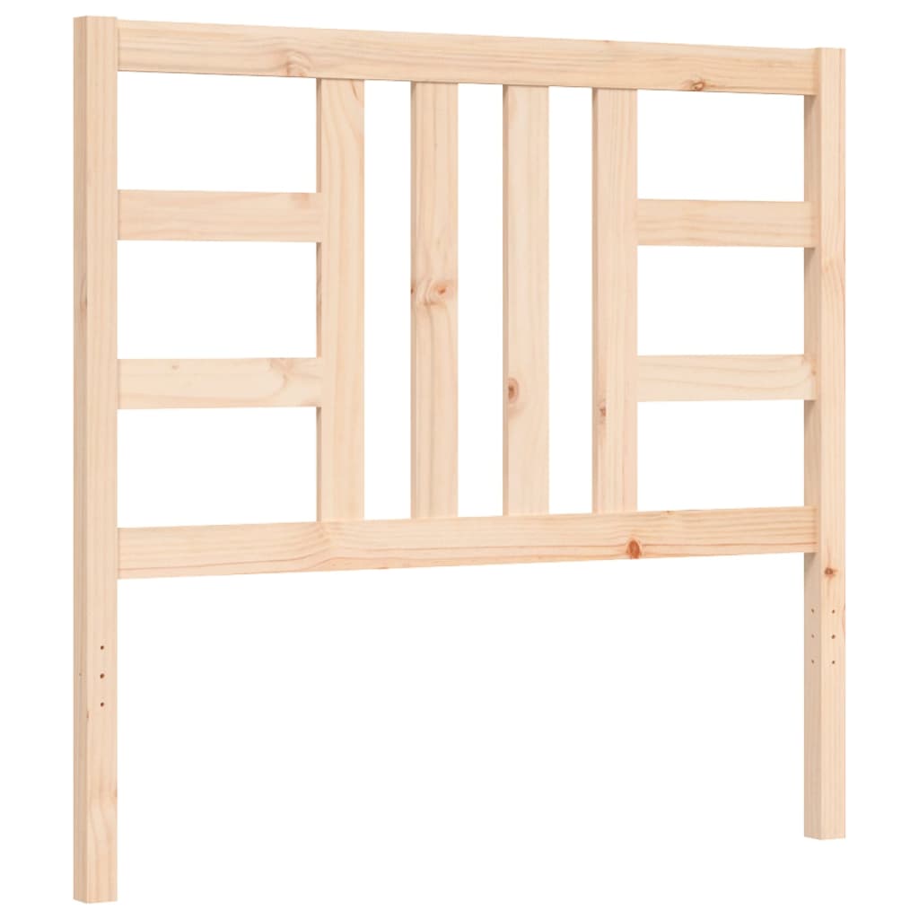 Bed Frame With Headboard Single Solid Wood