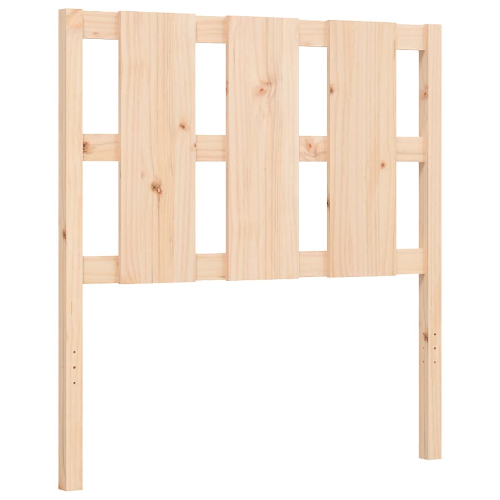 Bed Frame With Headboard Single Solid Wood