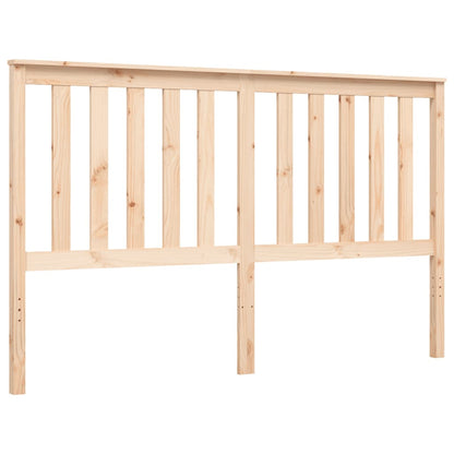 Bed Frame With Headboard King Size Solid Wood