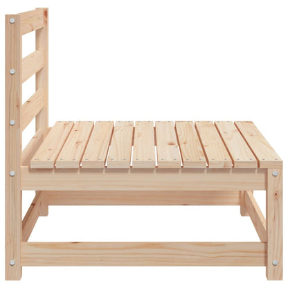 Garden Sofa Armless 70X70X67 Cm Solid Wood Pine