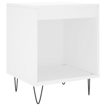 Bedside Cabinet White 40X35X50 Cm Engineered Wood