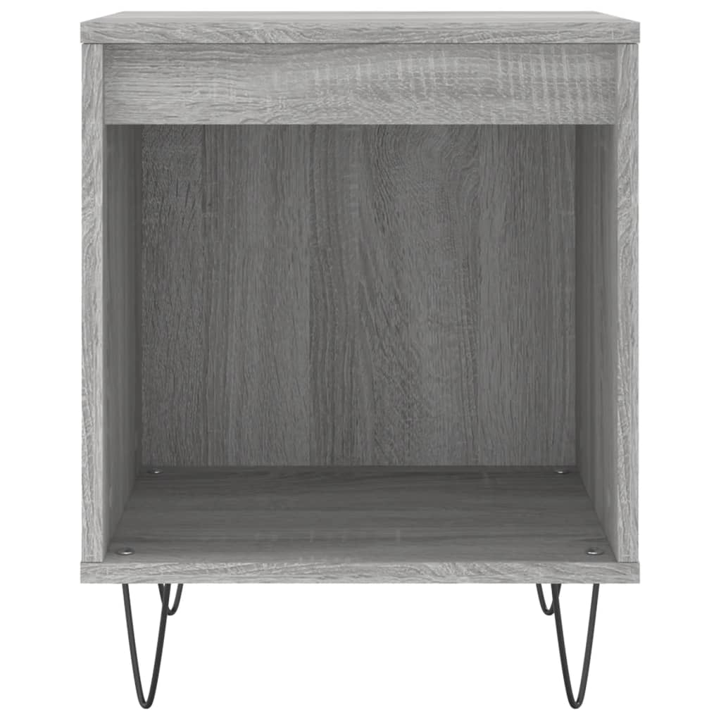 Bedside Cabinet Grey Sonoma 40X35X50 Cm Engineered Wood