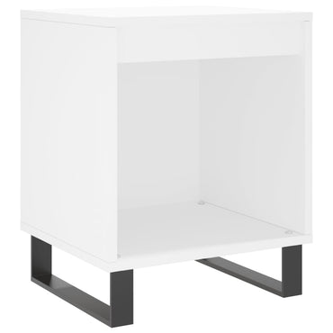 Bedside Cabinet White 40X35X50 Cm Engineered Wood