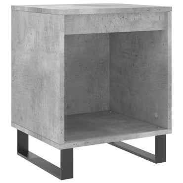 Bedside Cabinet Concrete Grey 40X35X50 Cm Engineered Wood