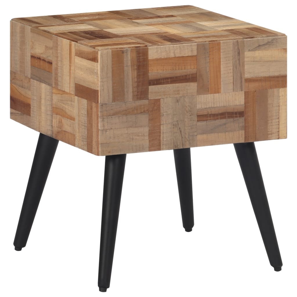 Side Table 40X40X45 Cm Solid Reclaimed Teak