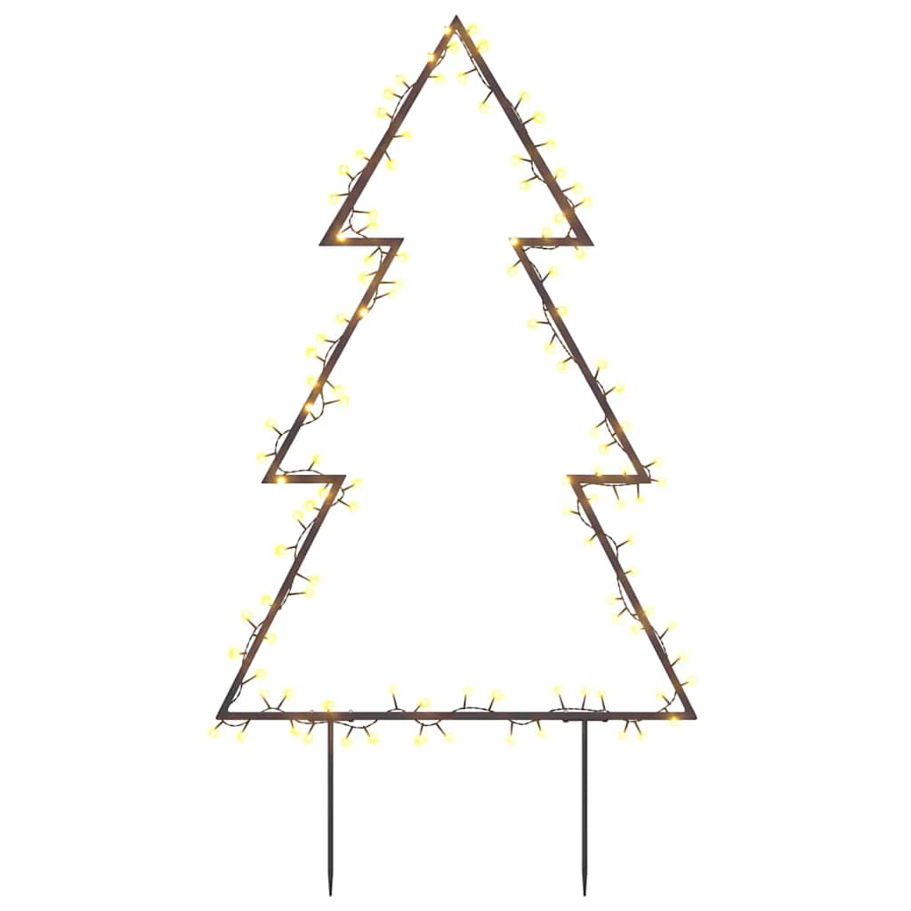 Christmas Light Decoration With Spikes Tree 115 Leds 90 Cm