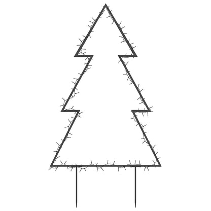 Christmas Light Decoration With Spikes Tree 115 Leds 90 Cm