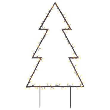 Christmas Light Decoration With Spikes Tree 80 Leds 60 Cm