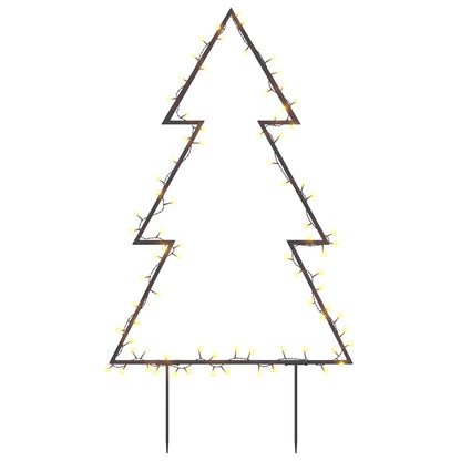 Christmas Light Decoration With Spikes Tree 80 Leds 60 Cm