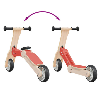 Kids Scooter 2-In-1 Red