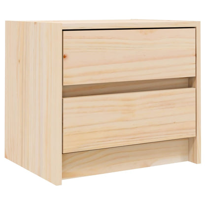 Bedside Cabinet 40X31X35.5 Cm Solid Wood Pine