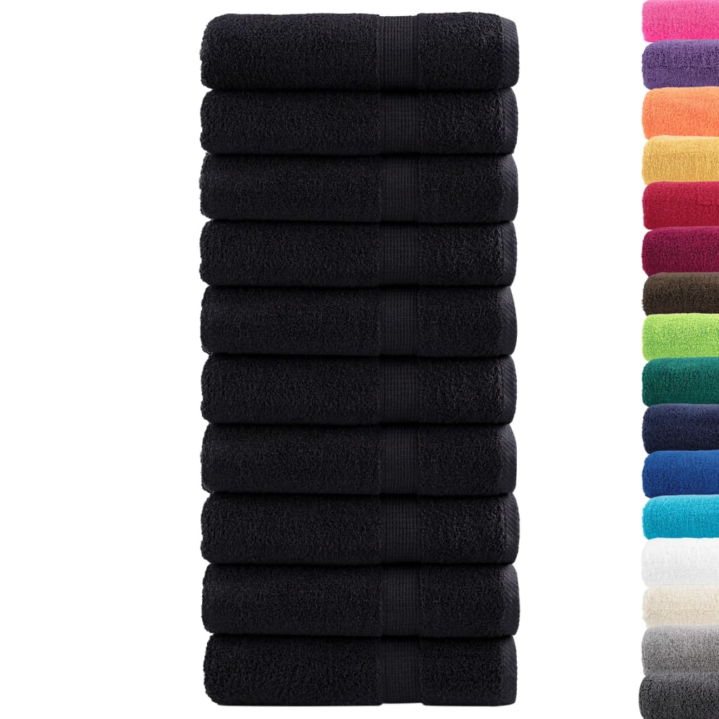 Premium Bath Towels Solund 10 Pcs 100X150 Cm 600 Gsm