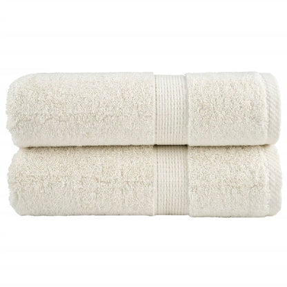 Premium Soap Towels Solund 2 Pcs Cream 30X30 Cm 600 Gsm