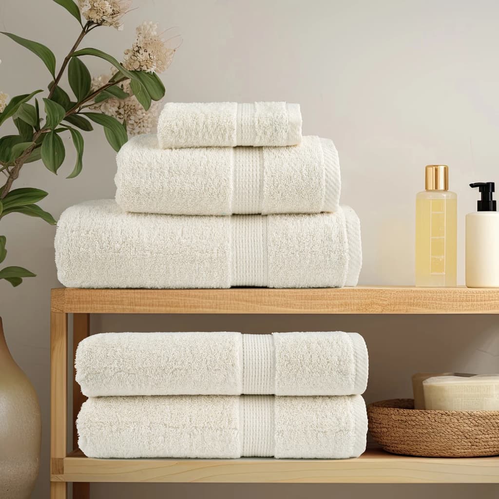 Premium Soap Towels Solund 2 Pcs Cream 30X30 Cm 600 Gsm