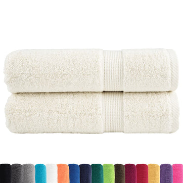 Premium Bath Towels Solund 2 Pcs 100X150 Cm 600 Gsm