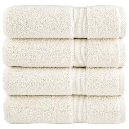 Premium Bath Towels Solund 4 Pcs 100X150 Cm 600 Gsm