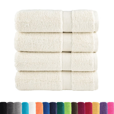 Premium Bath Towels Solund 4 Pcs 100X150 Cm 600 Gsm