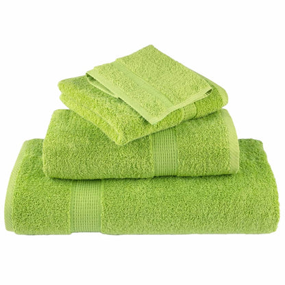 Premium Guest Towels Solund 2 Pcs Apple Green 30X50 Cm 600 Gsm