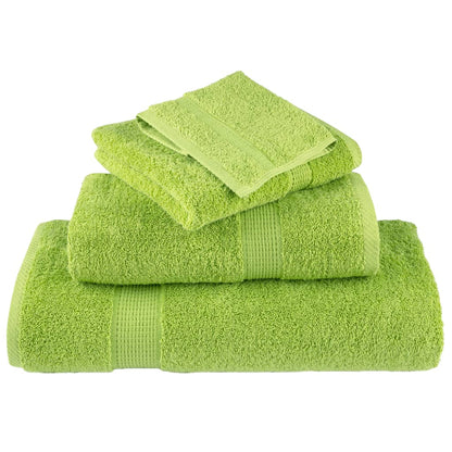 Premium Hand Towels Solund 10 Pcs Apple Green 50X100 Cm 600 Gsm