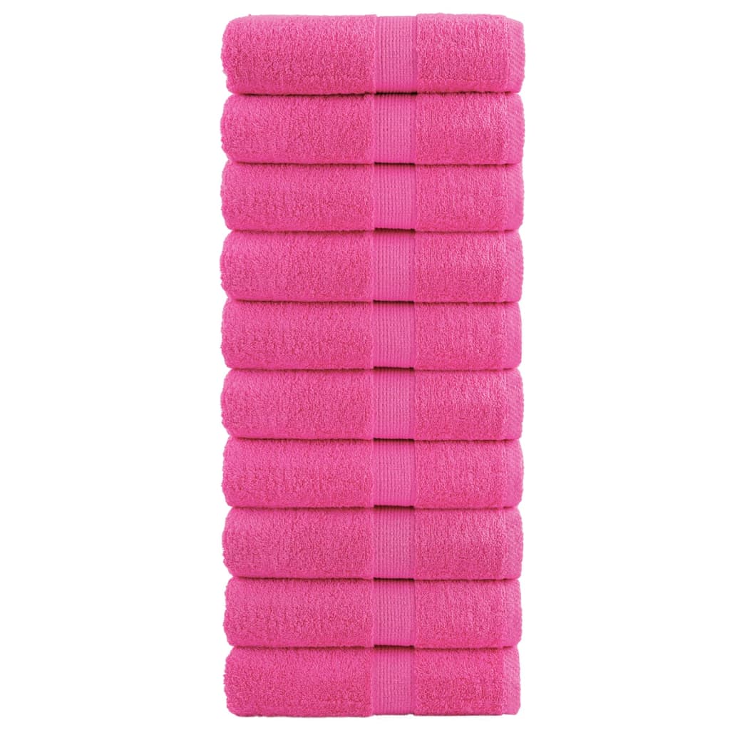 Premium Soap Towels Solund 10 Pcs Pink 30X30 Cm 600 Gsm