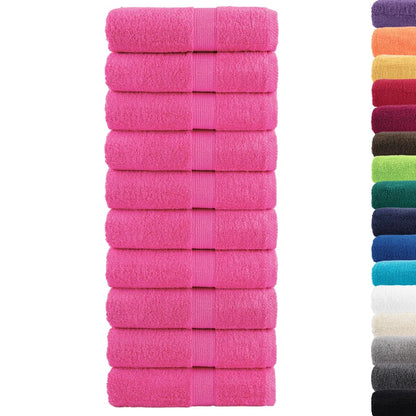 Premium Soap Towels Solund 10 Pcs Pink 30X30 Cm 600 Gsm