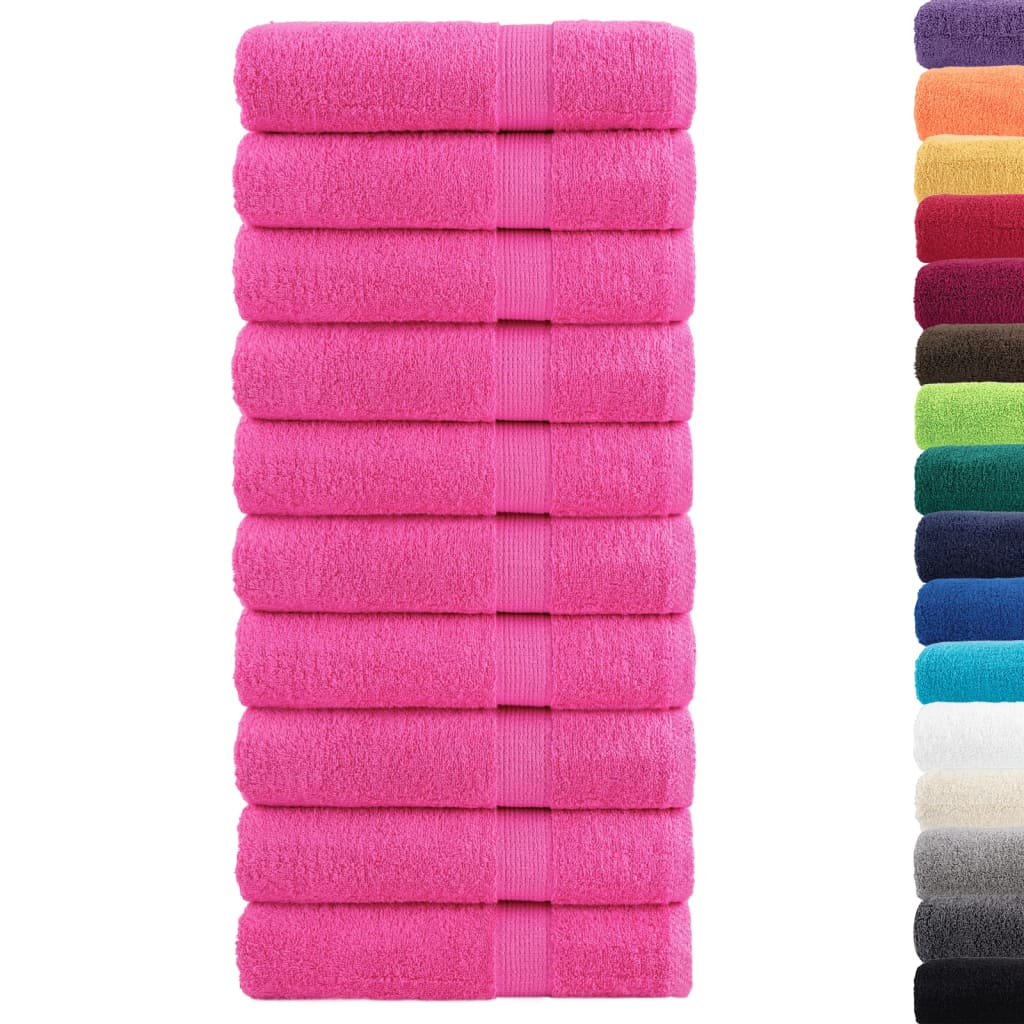 Premium Bath Towels Solund 10 Pcs 100X150 Cm 600 Gsm