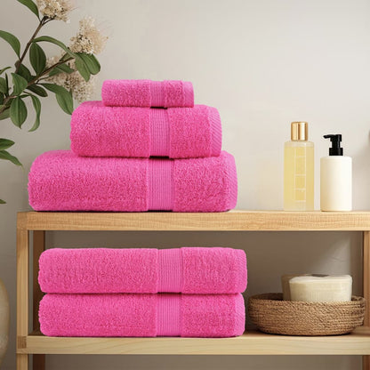 Premium Towels Solund 4 Pcs Pink 100X200 Cm 600 Gsm