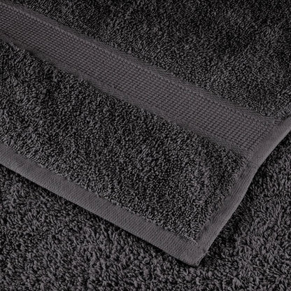 8 Piece Premium Towel Set Solund Anthracite 600 Gsm