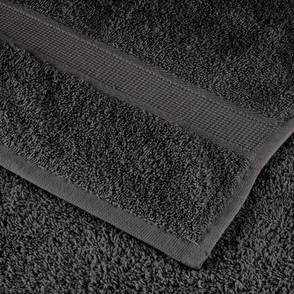 12 Piece Premium Towel Set Solund Anthracite 600 Gsm