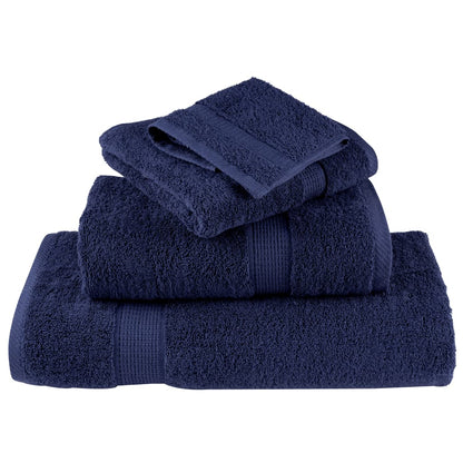 12 Piece Premium Towel Set Solund Navy Blue 600 Gsm