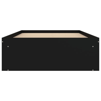 Bed Frame Black 90X190 Cm Single