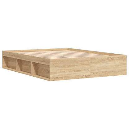 Bed Frame Sonoma Oak 150X200 Cm King Size