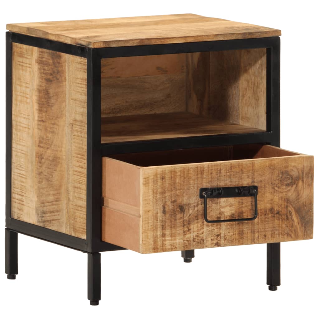 Bedside Cabinet 40X35X50 Cm Solid Wood Mango