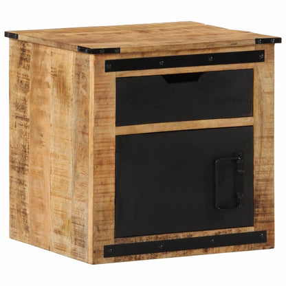 Bedside Cabinet 45X40X45 Cm Solid Wood Mango