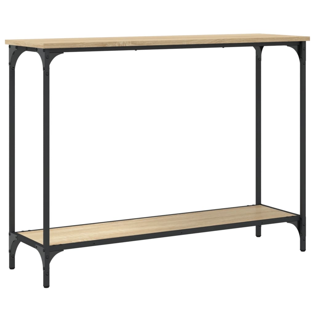 Console Table Sonoma Oak 101X30.5X75 Cm Engineered Wood