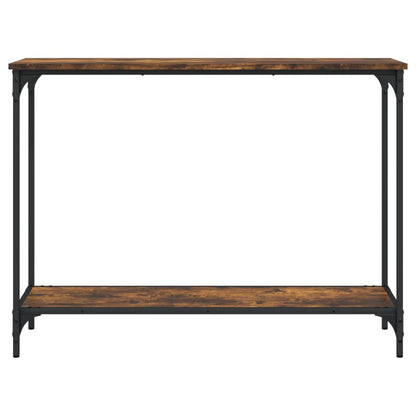 Console Table Smoked Oak 101X30.5X75 Cm Engineered Wood