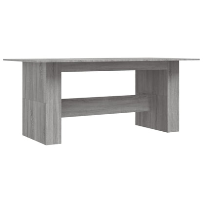 Dining Table Grey Sonoma 180X90X76 Cm Engineered Wood