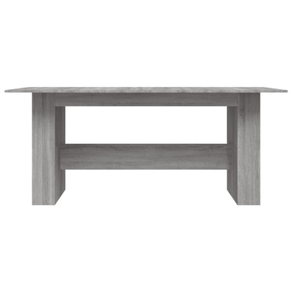 Dining Table Grey Sonoma 180X90X76 Cm Engineered Wood