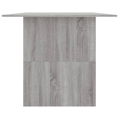 Dining Table Grey Sonoma 180X90X76 Cm Engineered Wood