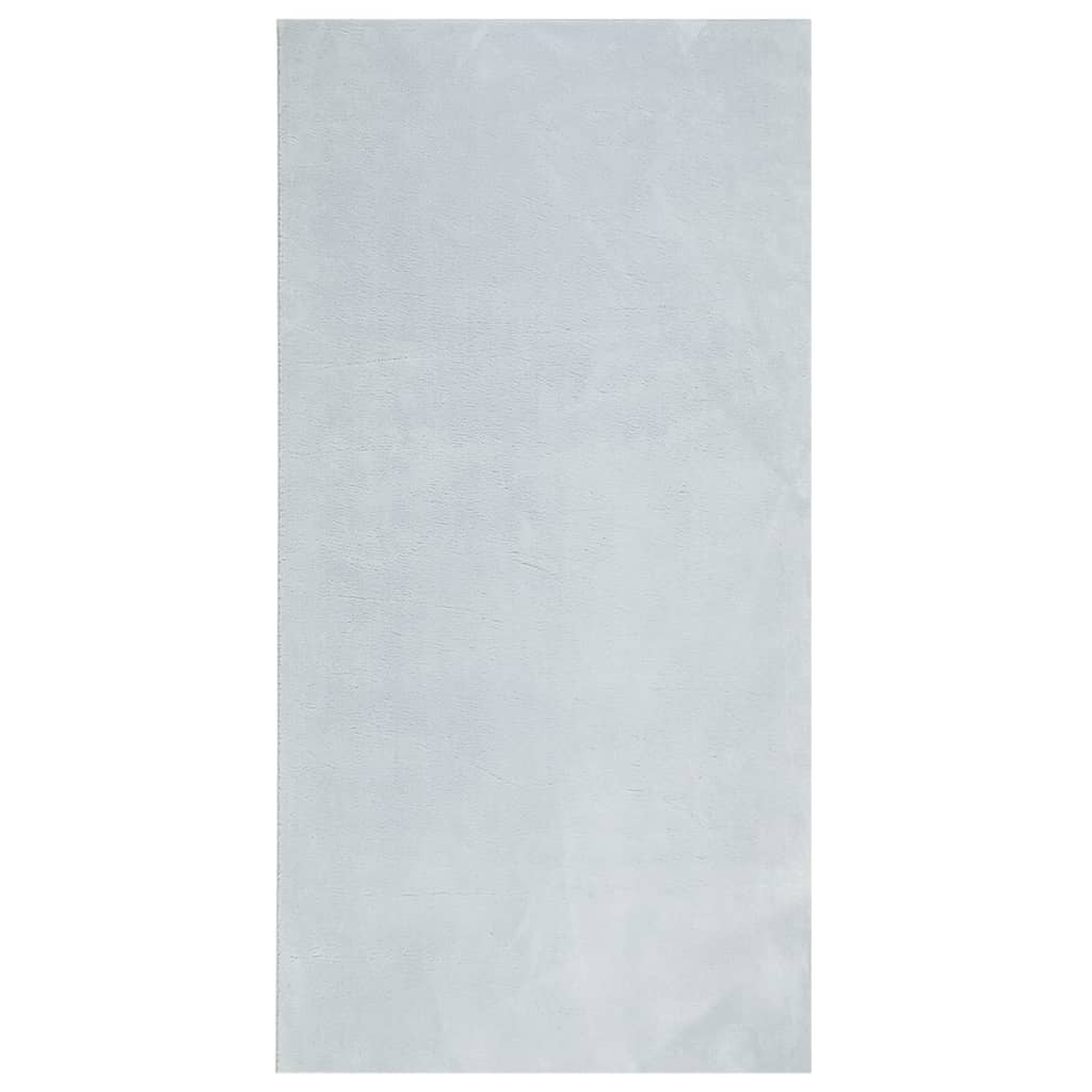 Rug Huarte Short Pile Soft And Washable Blue 100X200 Cm