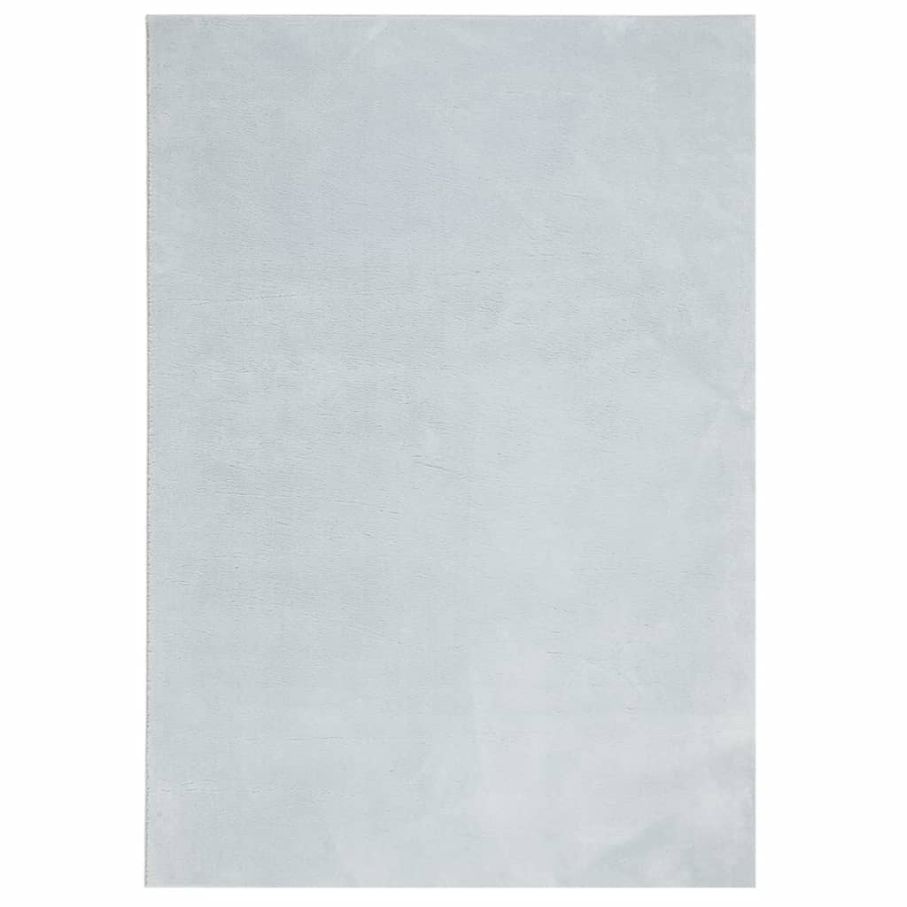 Rug Huarte Short Pile Soft And Washable Blue 140X200 Cm