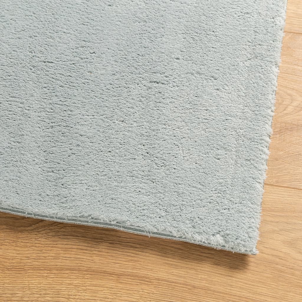 Rug Huarte Short Pile Soft And Washable Blue 140X200 Cm