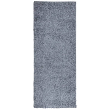 Shaggy Rug High Pile Modern Blue 80X200 Cm