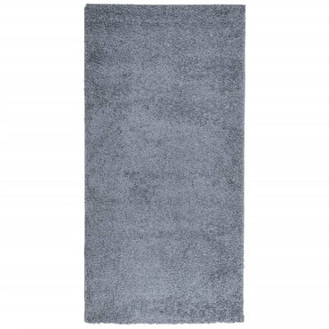 Shaggy Rug High Pile Modern Blue 100X200 Cm