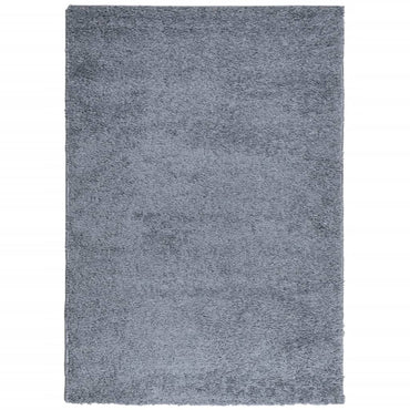 Shaggy Rug High Pile Modern Blue 120X170 Cm