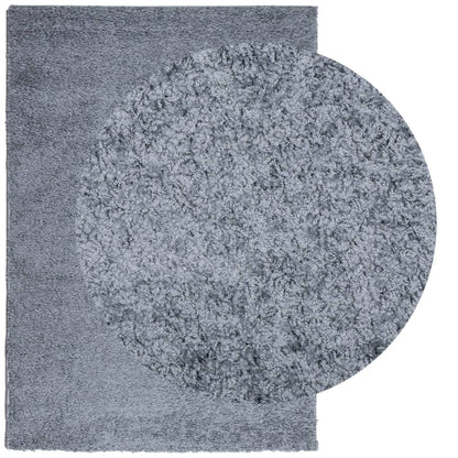 Shaggy Rug High Pile Modern Blue 160X230 Cm