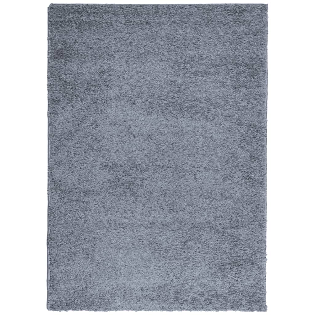 Shaggy Rug Pamplona High Pile Modern Blue 200X280 Cm